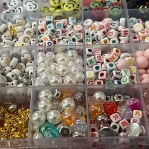 Colorful Bead and Charm Set